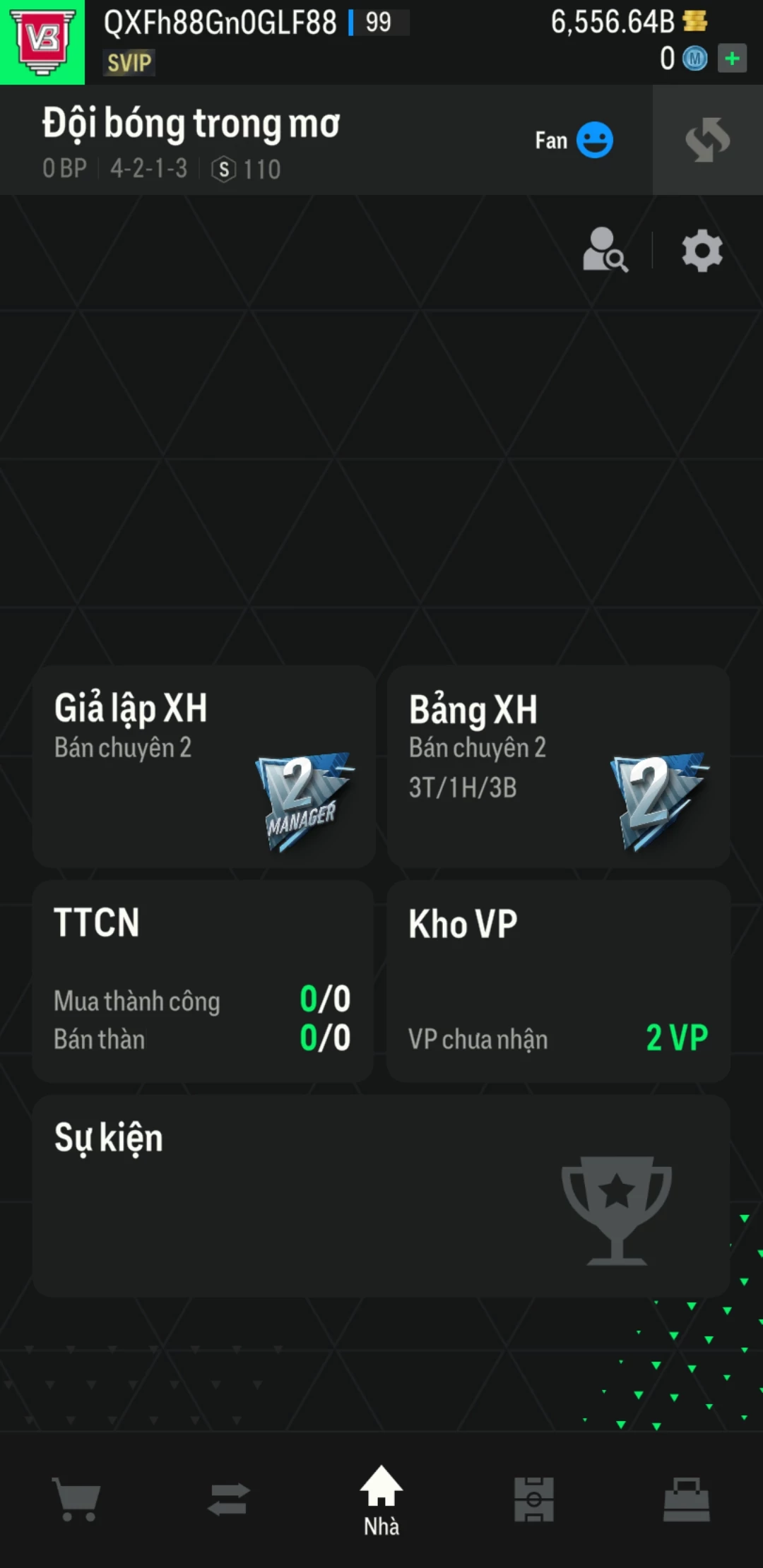 Ảnh ACC mở thẻ (LOẠI VIP) gồm 550+ đến 900+ thẻ cầu thủ từ Siêu sao đến Miền núi các loại (có UT+5, 23UCL+5, 24EU+5 , Mùa mới +2 đến +5, Thẻ có +8...). Có sẵn BP trắng từ 4300 tỷ BP đến 6500 tỷ BP, ACC còn nhiều ngày SVIP